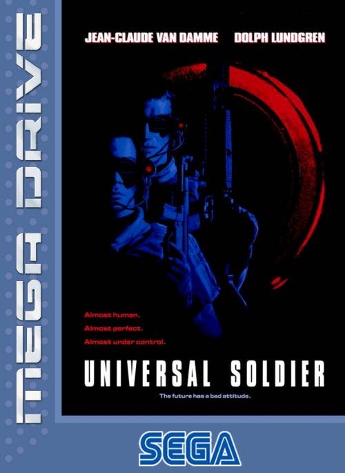 Universal Soldier - Sega Mega Drive (Ballistic - 1) video game collectible [Barcode 015605032073] - Main Image 3
