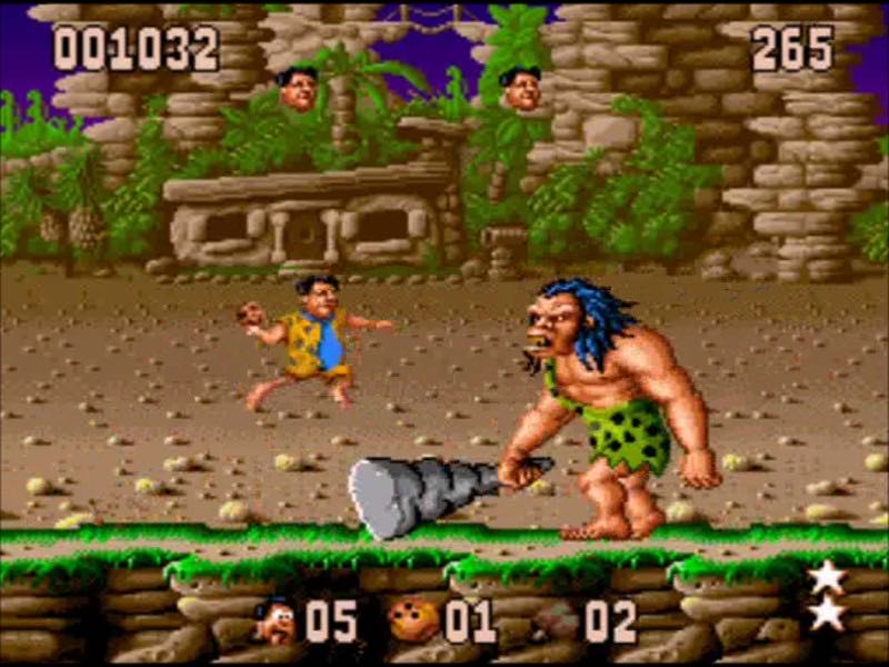 The Flintstones - Nintendo Super Nintendo Entertainment System (SNES) (Ocean - 1) video game collectible [Barcode 020295050184] - Main Image 2