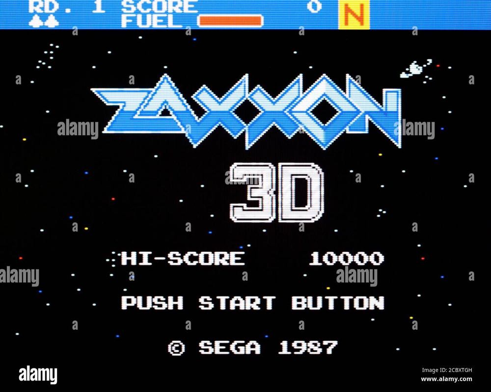 Zaxxon 3-D - Sega Master System (Sega - 1) video game collectible [Barcode 010086080025] - Main Image 3