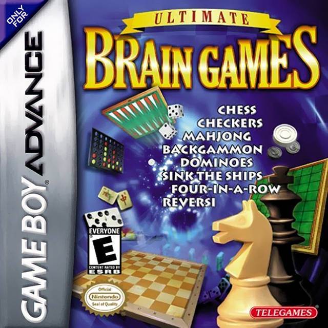 Ultimate Brain Games - Nintendo Game Boy Advance (GBA) (Telegames) video game collectible - Main Image 1
