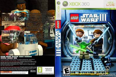 Lego Star Wars III: The Clone Wars - Microsoft Xbox 360 (Lucas Arts) video game collectible [Barcode 023272009540] - Main Image 2