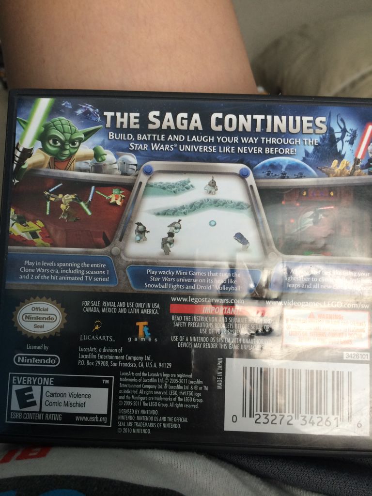 Lego Star Wars III: The Clone Wars - Nintendo DS (1) video game collectible - Main Image 2