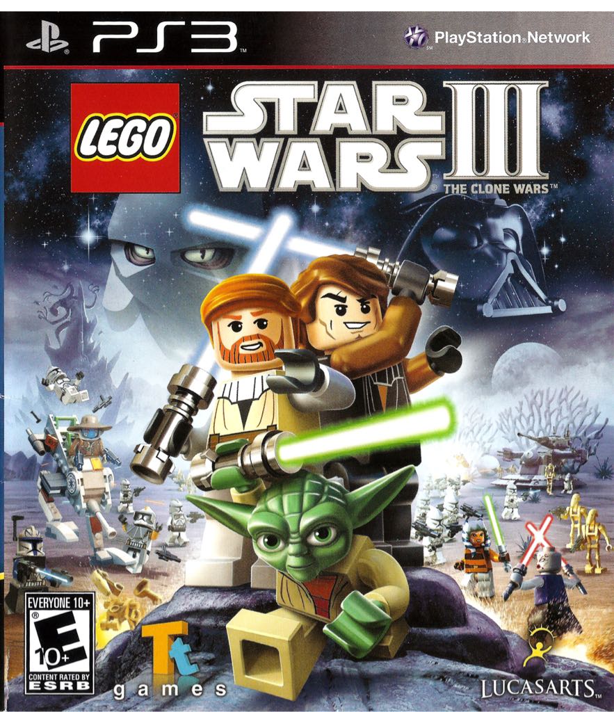 LEGO Star Wars III: The Clone Wars - Sony PlayStation 3 (PS3) video game collectible - Main Image 1