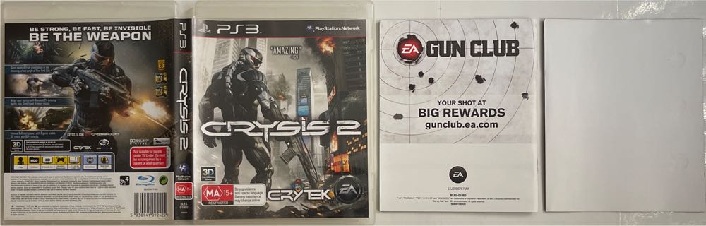Crysis 2 - Sony PlayStation 3 (PS3) (Crytek - 1) video game collectible [Barcode 5030941092425] - Main Image 4