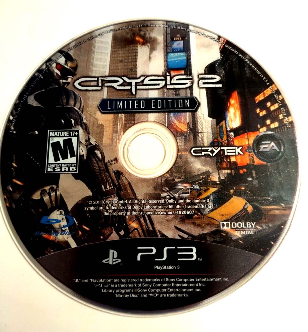 Crysis 2 - Sony PlayStation 3 (PS3) (Crytek - 1) video game collectible [Barcode 5030943096742] - Main Image 3