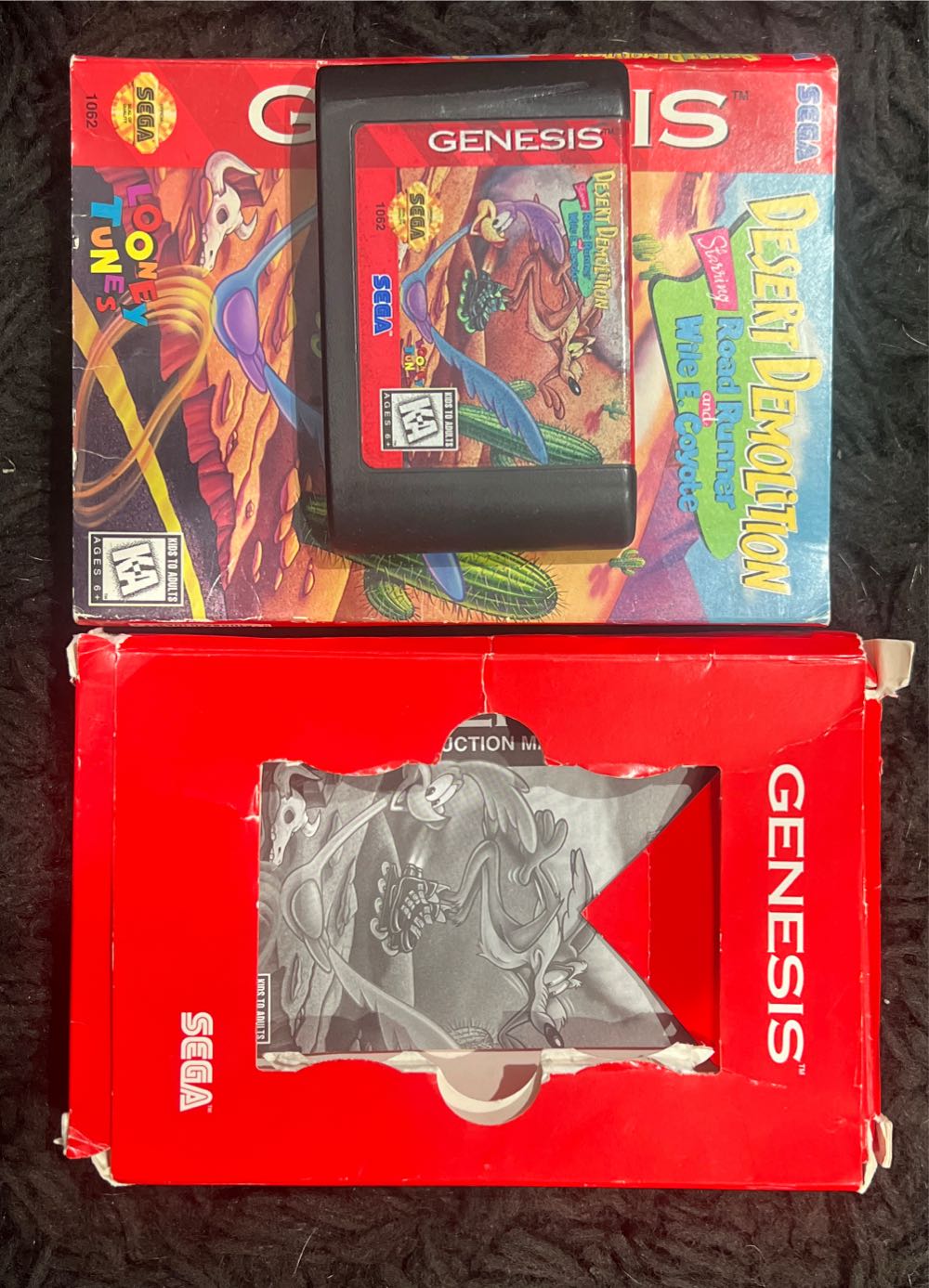Desert Demolition Starring Road Runner and Wile E. Coyote - Sega Genesis (Mega Drive) (Sega - 1) video game collectible - Main Image 3