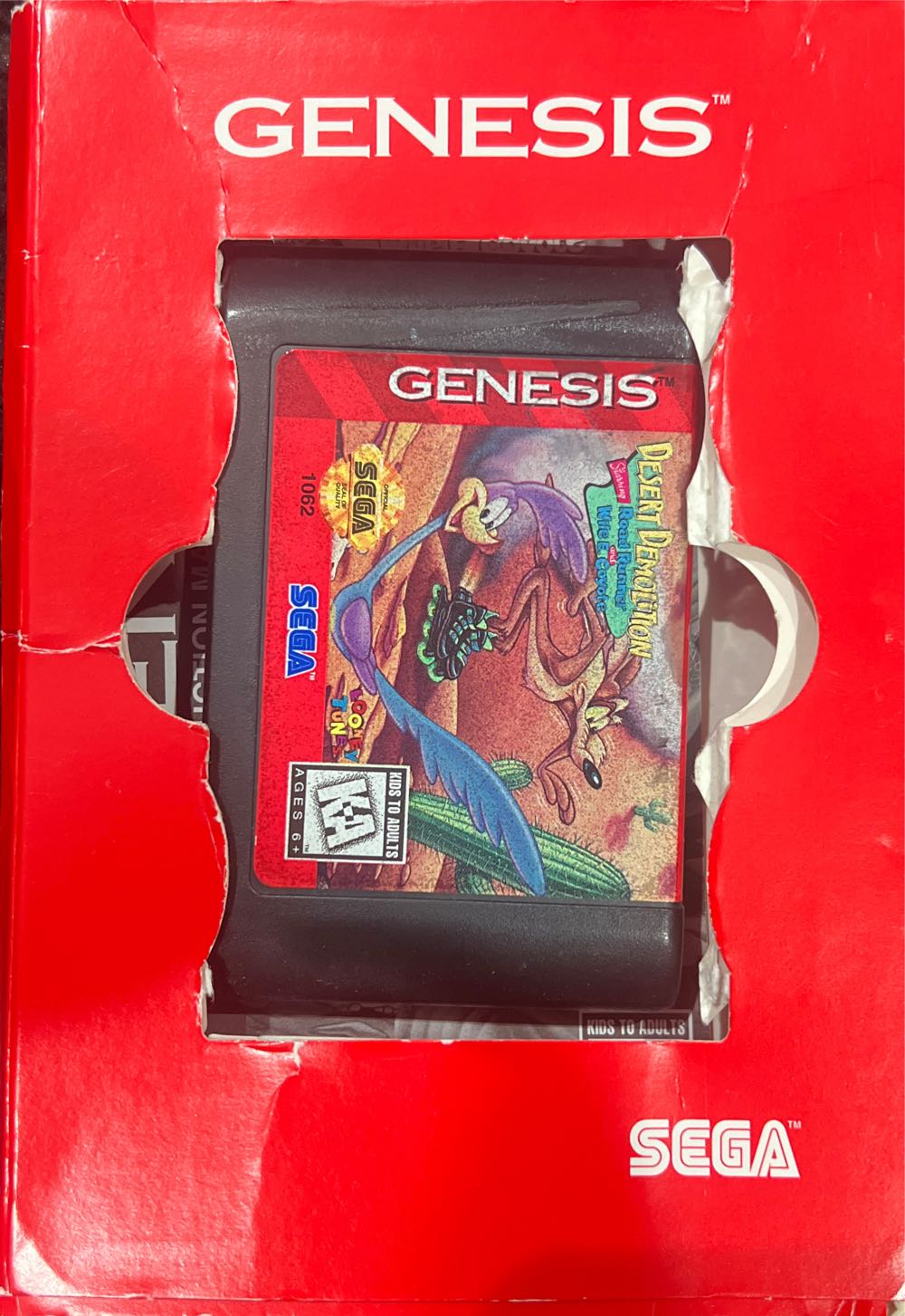 Desert Demolition Starring Road Runner and Wile E. Coyote - Sega Genesis (Mega Drive) (Sega - 1) video game collectible - Main Image 4