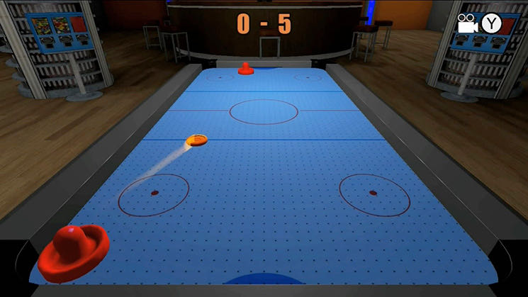 Air Hockey - Nintendo Switch eShop video game collectible - Main Image 2
