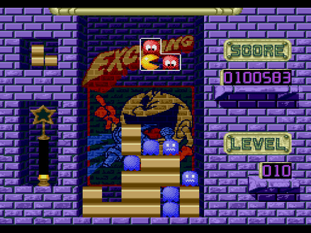 Pac-Attack - Nintendo Super Nintendo Entertainment System (SNES) (Namco - 2) video game collectible [Barcode 045496330125] - Main Image 4