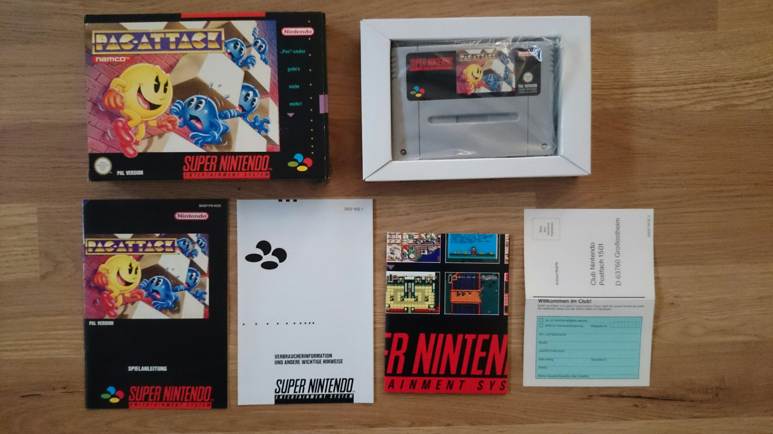 Pac Attack - Nintendo Super Nintendo Entertainment System (SNES) video game collectible - Main Image 2