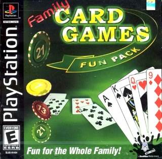 Family Card Games Fun Pack - Sony PlayStation (Mud Duck Productions - 4) video game collectible [Barcode 093155121805] - Main Image 1