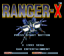 Ranger X - Sega Genesis (Mega Drive) (Sega - 1) video game collectible [Barcode 010086010763] - Main Image 2