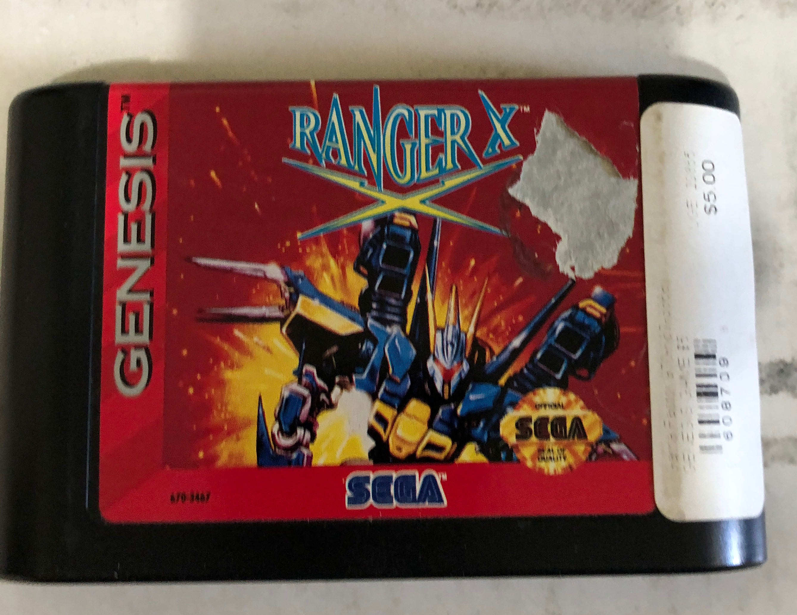 Ranger X - Sega Genesis (Mega Drive) (1) video game collectible - Main Image 2