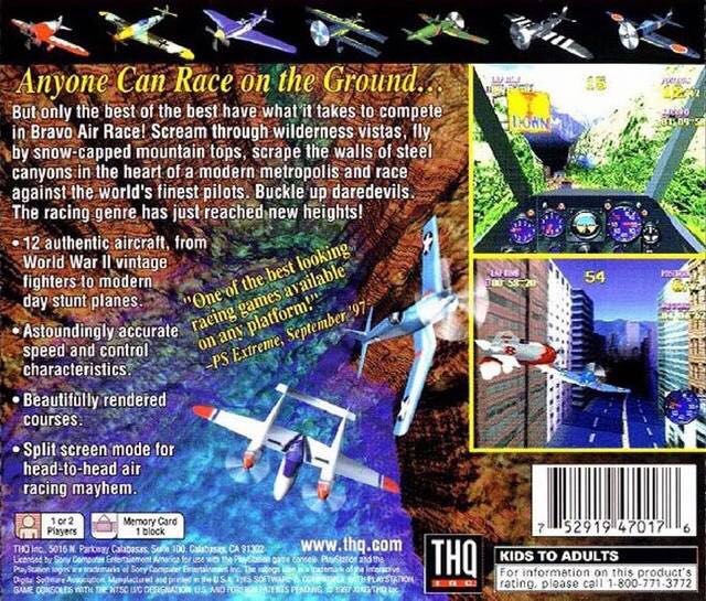 Bravo Air Race - Sony PlayStation (THQ) video game collectible - Main Image 2