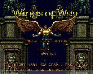 Wings Of Wor - Sega Genesis (Mega Drive) (DreamWorks) video game collectible - Main Image 3