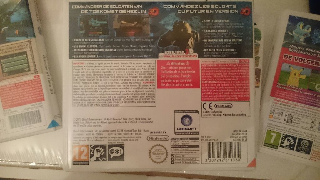 Ghost Recon Shadow Wars - Nintendo 3DS video game collectible [Barcode 3307212811330] - Main Image 2