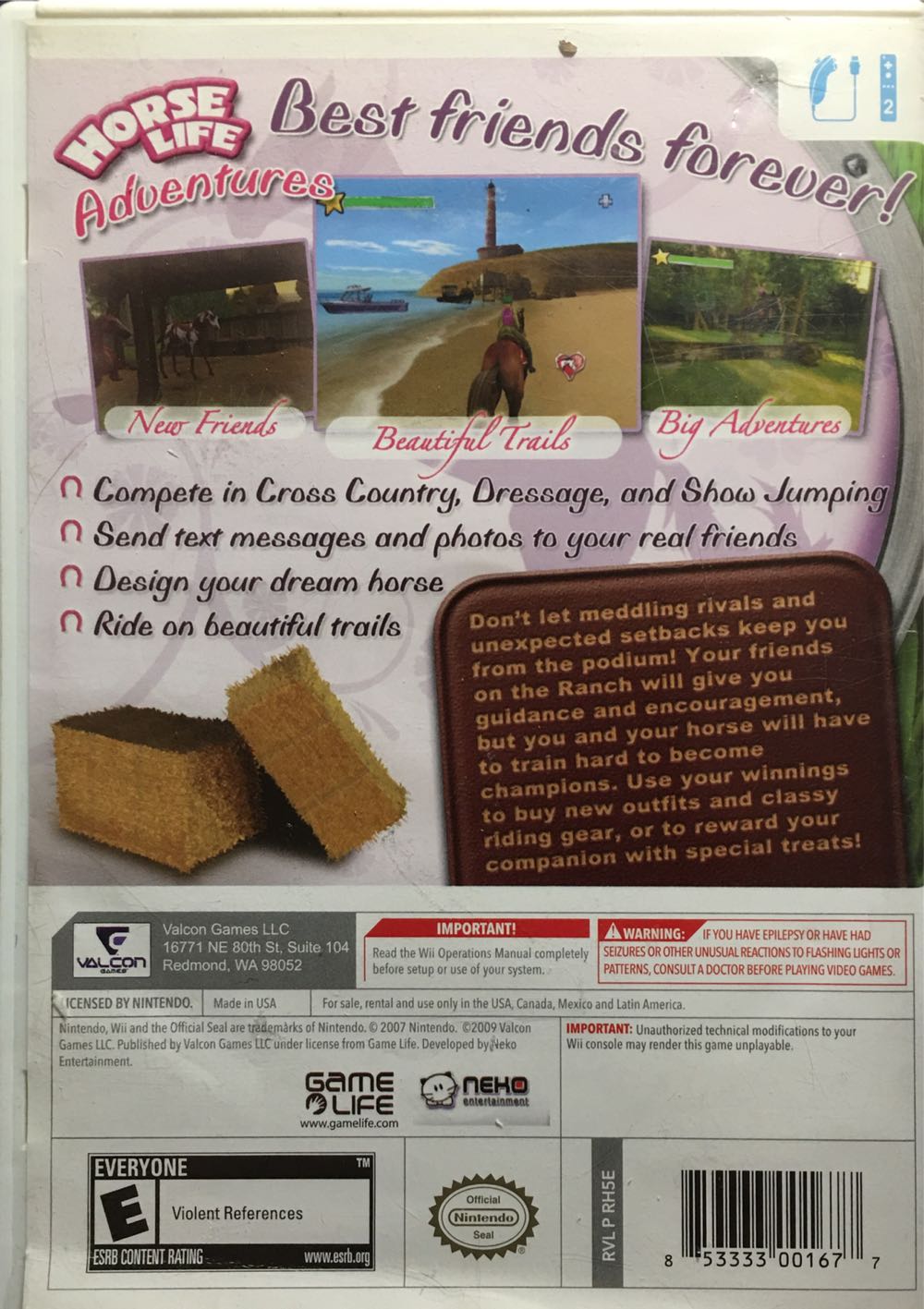 Horse Life Adventures - Nintendo Wii video game collectible [Barcode 853333001677] - Main Image 2