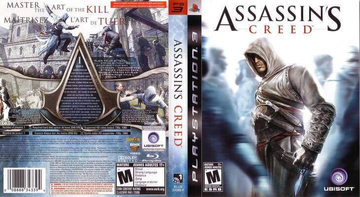 Assassin’s Creed I - Sony PlayStation 3 (PS3) (Ubisoft - 1) video game collectible [Barcode 008888348719] - Main Image 2