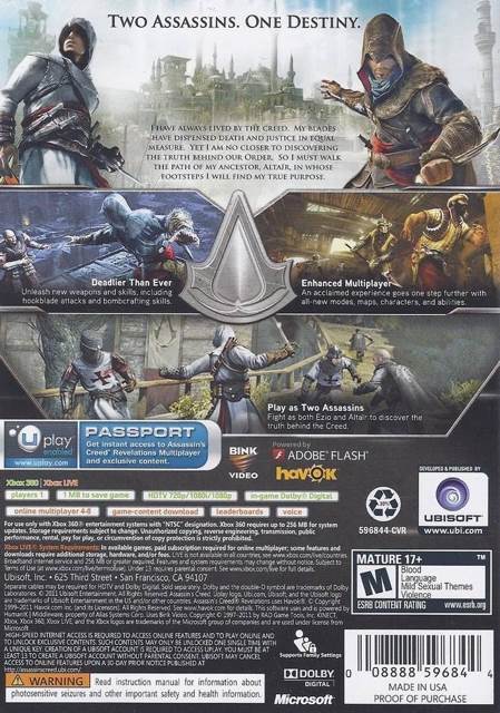 Assassin’s Creed - Microsoft Xbox 360 (Ubisoft - 1) video game collectible - Main Image 2
