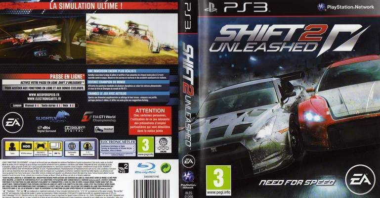Shift 2 Unleashed - Sony PlayStation 3 (PS3) (Electronic Arts/EA Games - 12) video game collectible [Barcode 014633194845] - Main Image 2