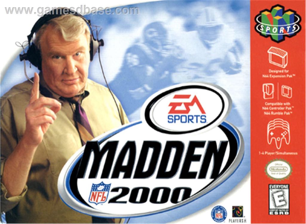 Madden 2000 - Nintendo 64 (N64) video game collectible - Main Image 1