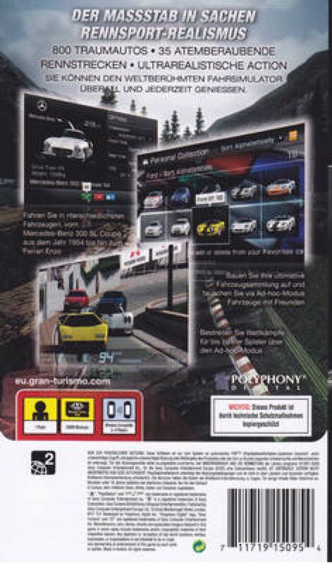 Grand Turismo - Sony PlayStation Portable (PSP) (Sony) video game collectible - Main Image 2