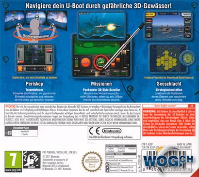 Steel Diver - Nintendo 3DS (Nintendo - 2) video game collectible [Barcode 045496520564] - Main Image 2