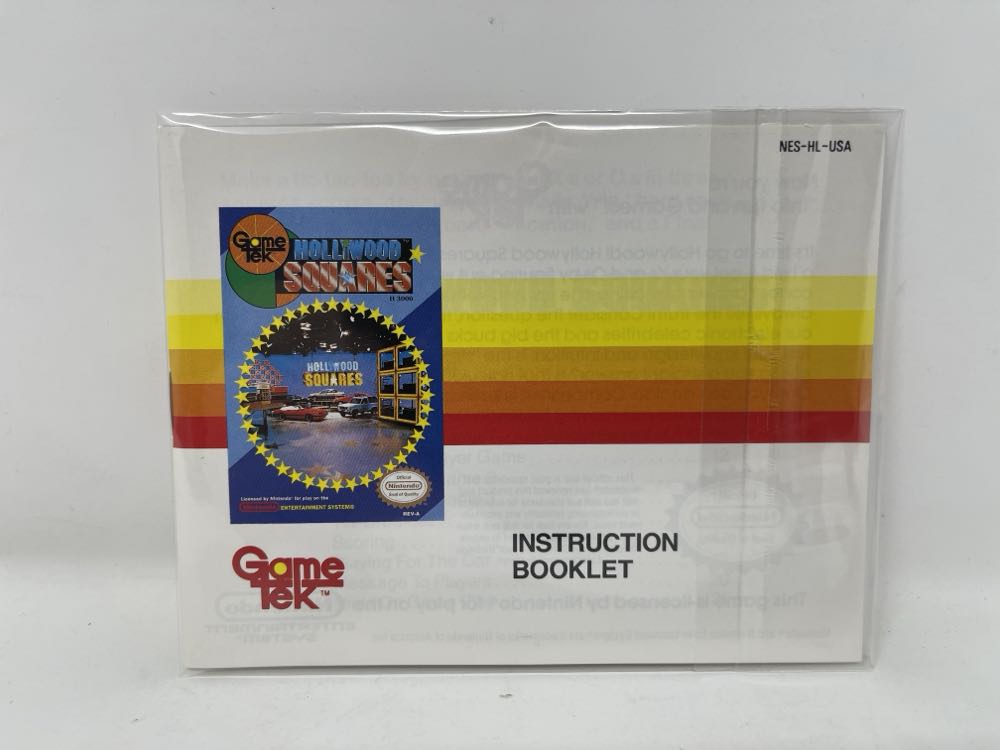 Hollywood Squares - Nintendo Entertainment System (NES) (GameTek - 1-2) video game collectible [Barcode 043948530000] - Main Image 4