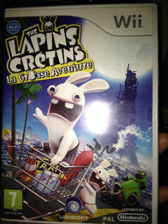 Lapins Cretins La Grosse Aventure - Nintendo Wii video game collectible - Main Image 1
