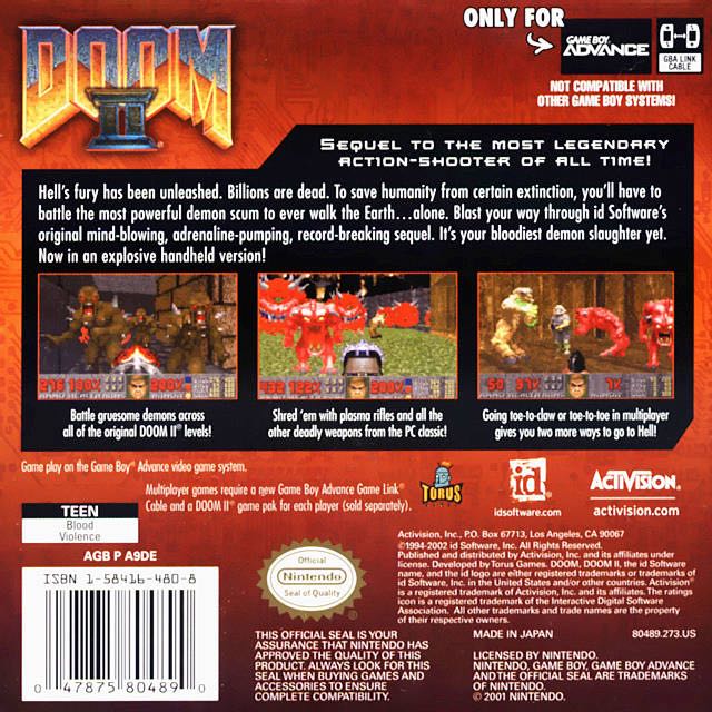 Doom II - PC (ID Software - 1) video game collectible [Barcode 9328878005493] - Main Image 2
