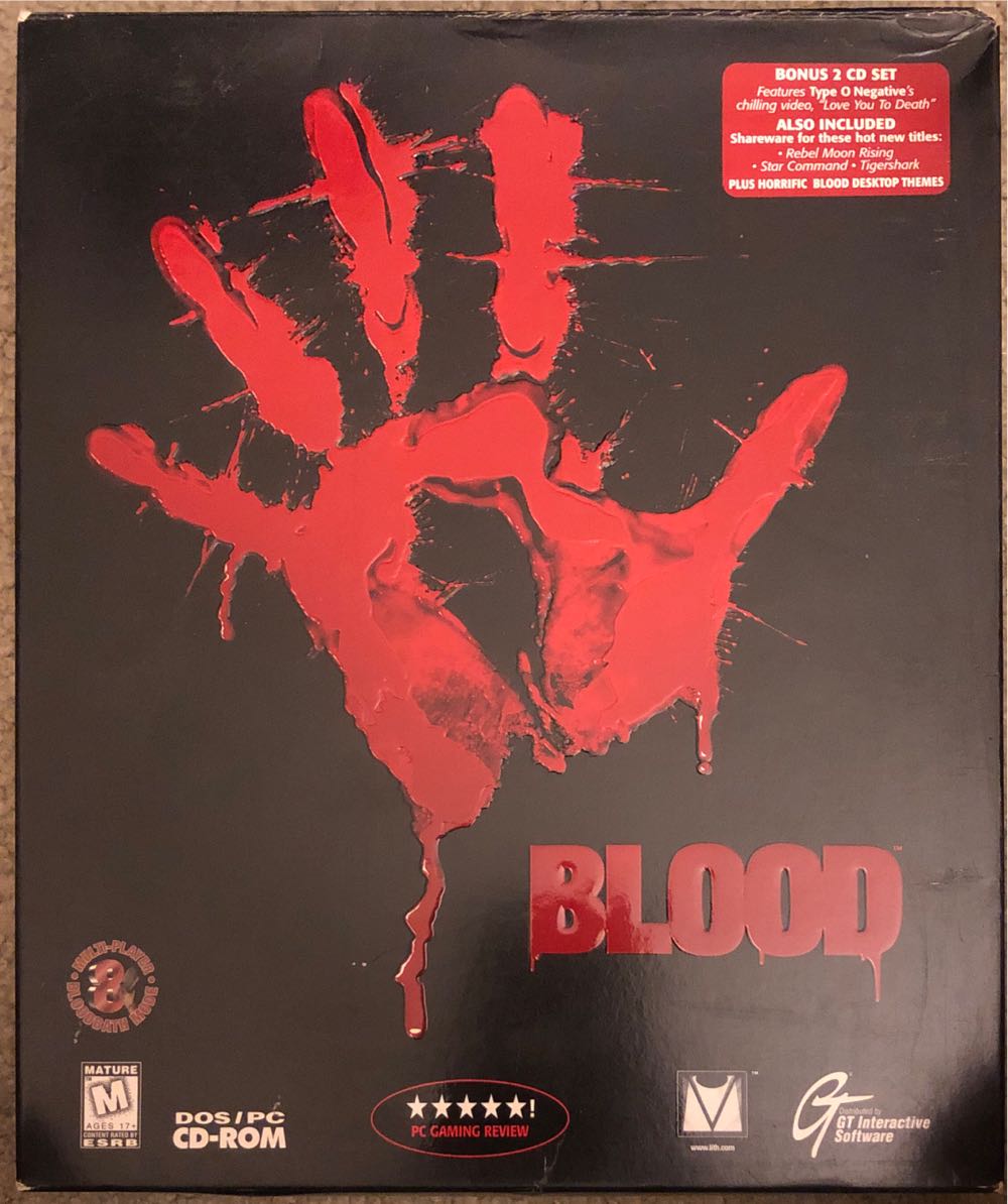 Blood - PC (GT Interactive Software Corp. - 1) video game collectible [Barcode 742725122635] - Main Image 3