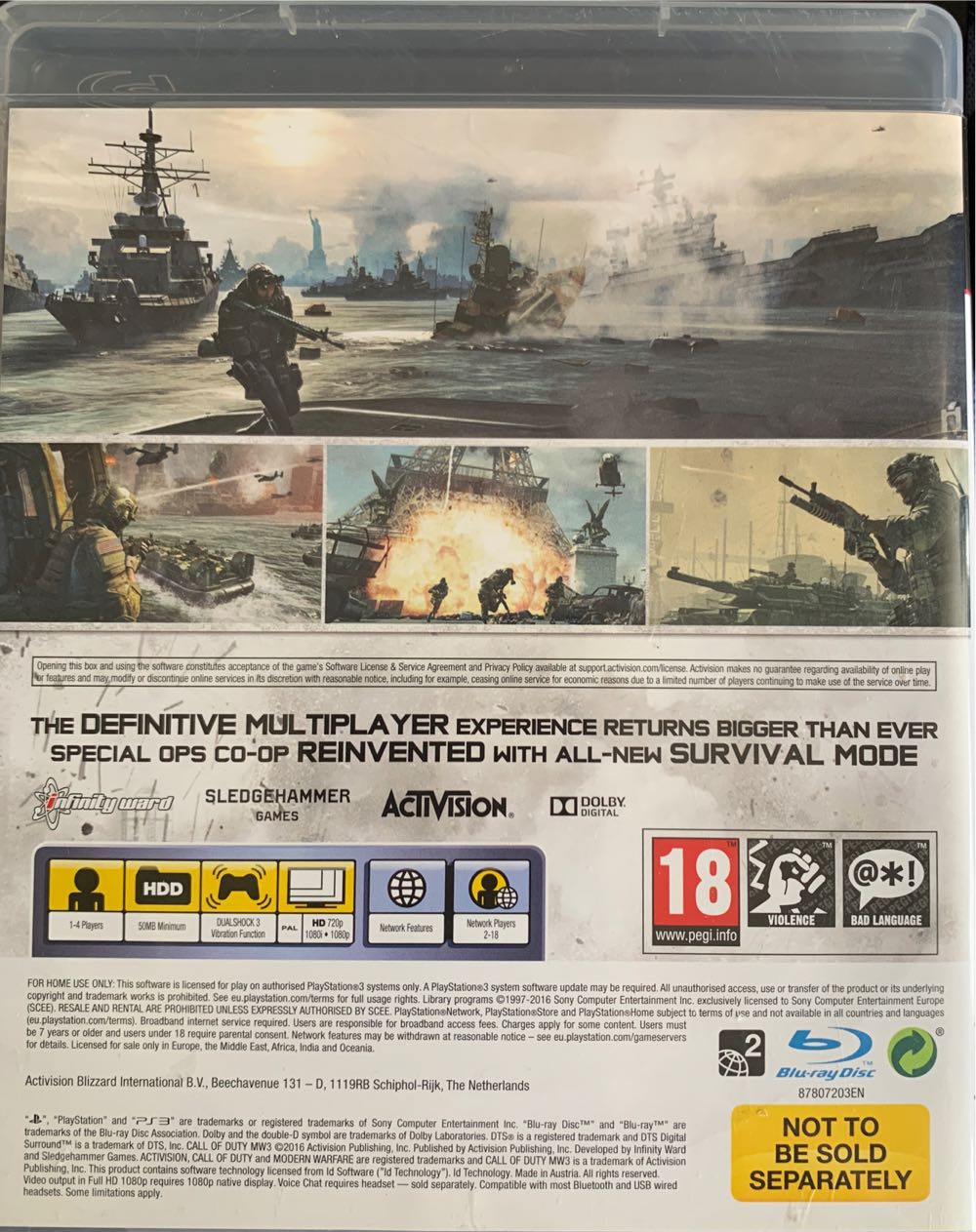 Call Of Duty Modern Warfare 3 - Sony PlayStation 3 (PS3) video game collectible - Main Image 2