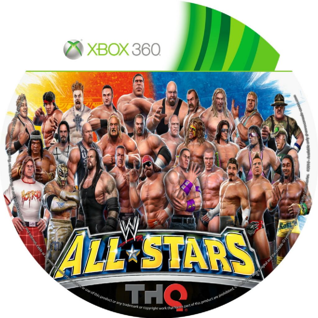 WWE All-Stars - Microsoft Xbox 360 (THQ - 4) video game collectible [Barcode 4005209143608] - Main Image 2