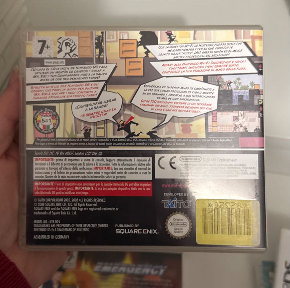 Exit DS - Nintendo DS (Square-Enix - 1) video game collectible [Barcode 5060121823785] - Main Image 2