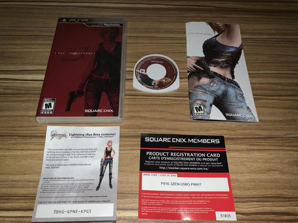 The 3rd Birthday - Sony PlayStation Portable (PSP) (Square Enix - 1) video game collectible [Barcode 662248910352] - Main Image 3