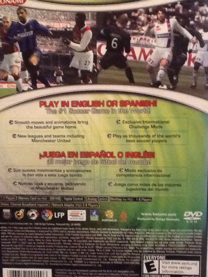 Winning Eleven Pro Evolution Soccer 2007 - Sony PlayStation 2 (PS2) video game collectible - Main Image 2