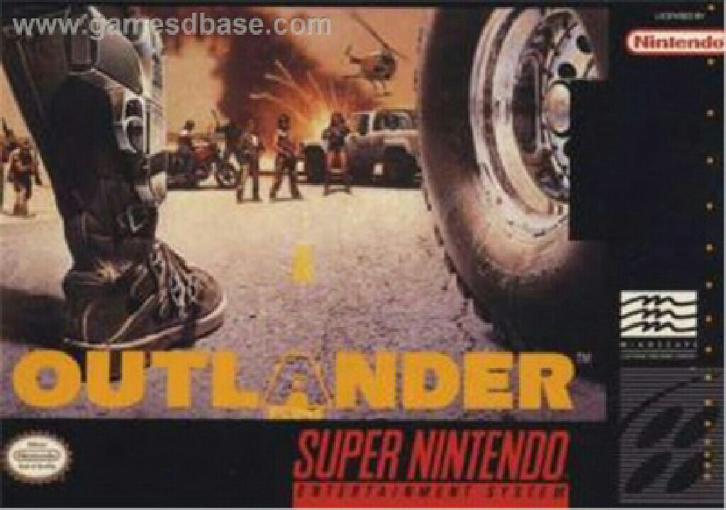 Outlander - Nintendo Super Nintendo Entertainment System (SNES) video game collectible - Main Image 1