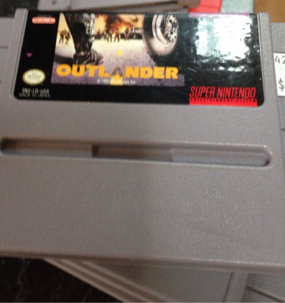 Outlander - Nintendo Super Nintendo Entertainment System (SNES) (Mindscape) video game collectible - Main Image 1