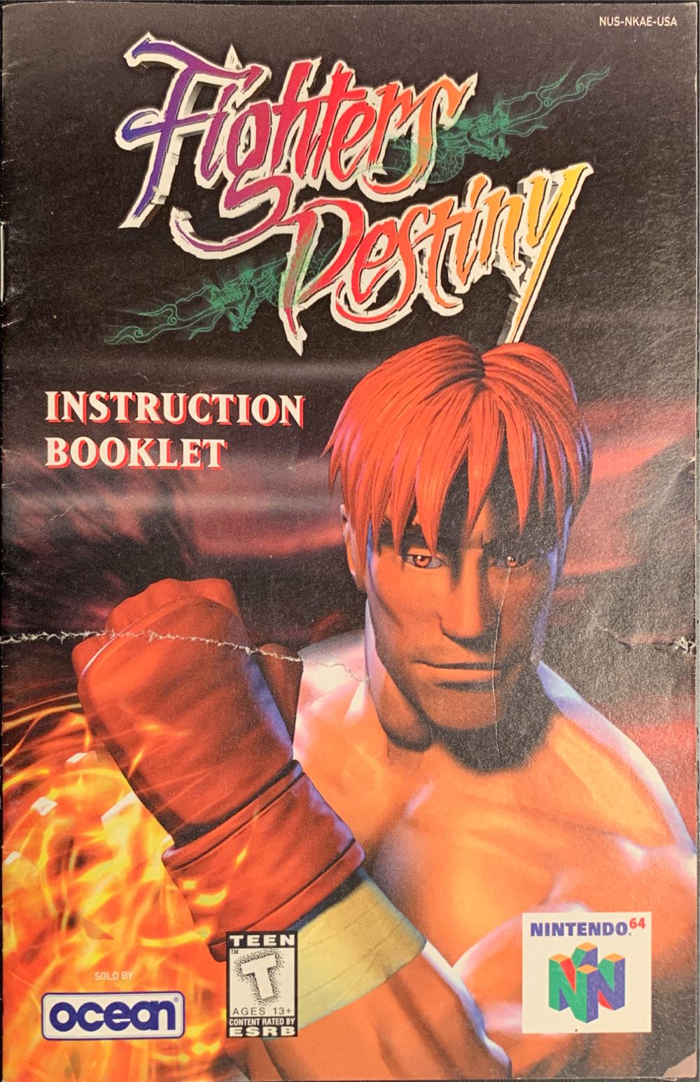 Fighters Destiny - Nintendo 64 (N64) (Ocean of America, Inc. Ocean Software Ltd. Imagineer Platform(s) - 2) video game collectible [Barcode 020295120030] - Main Image 3