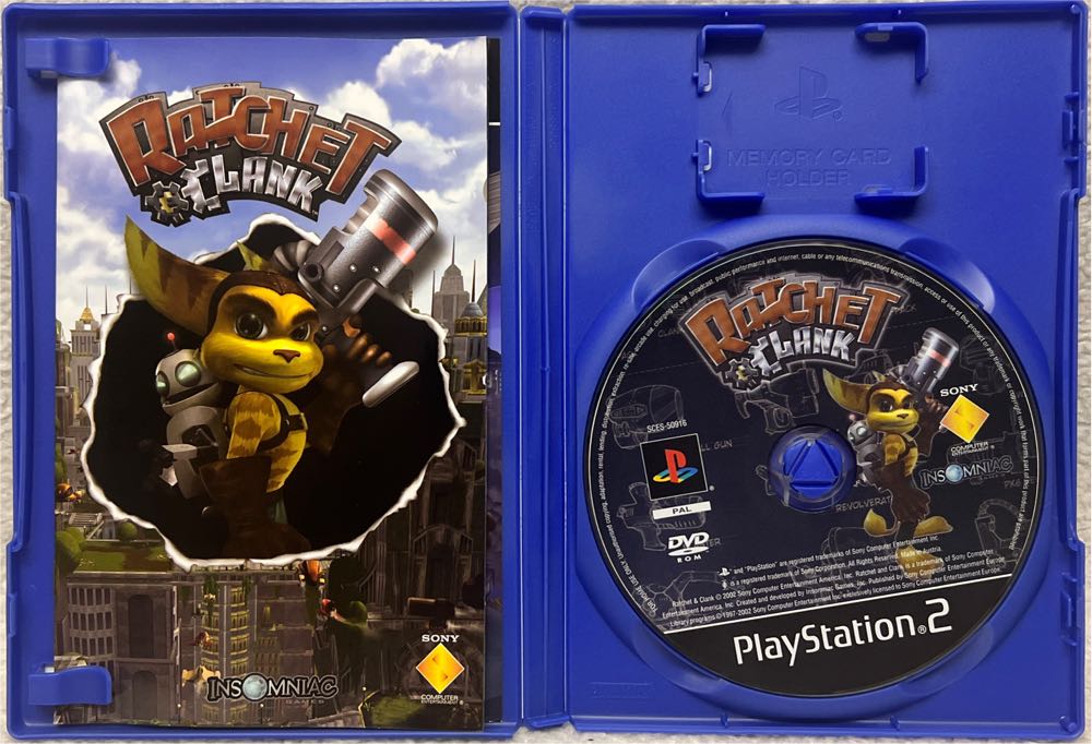 Ratchet and Clank - Sony PlayStation 2 (PS2) (Sony Computer Entertainment - 1) video game collectible [Barcode 711719391524] - Main Image 2