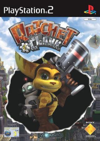 Rachet and Clank 1 - Sony PlayStation 2 (PS2) video game collectible - Main Image 1
