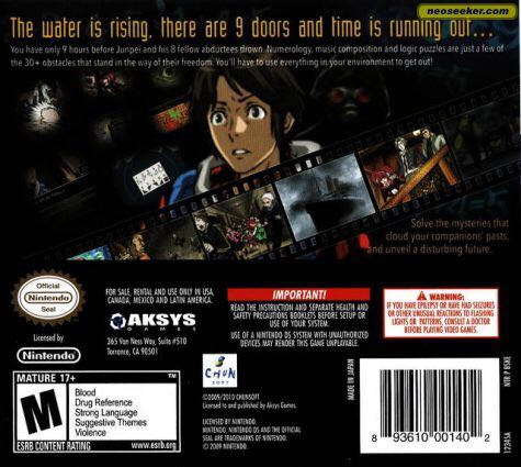 9 Hours 9 Persons 9 Doors - Nintendo DS video game collectible - Main Image 2