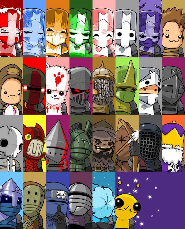 Castle Crashers - Microsoft Xbox Live (4) video game collectible - Main Image 2