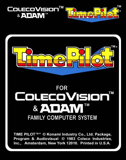 Time Pilot - Colecovision (Coleco - 1) video game collectible [Barcode 076930205785] - Main Image 3