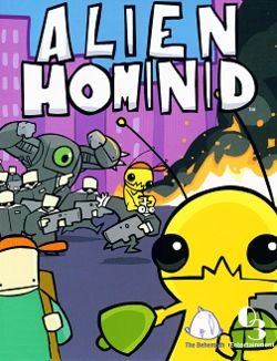 Alien Hominid HD - Microsoft Xbox 360 video game collectible - Main Image 2