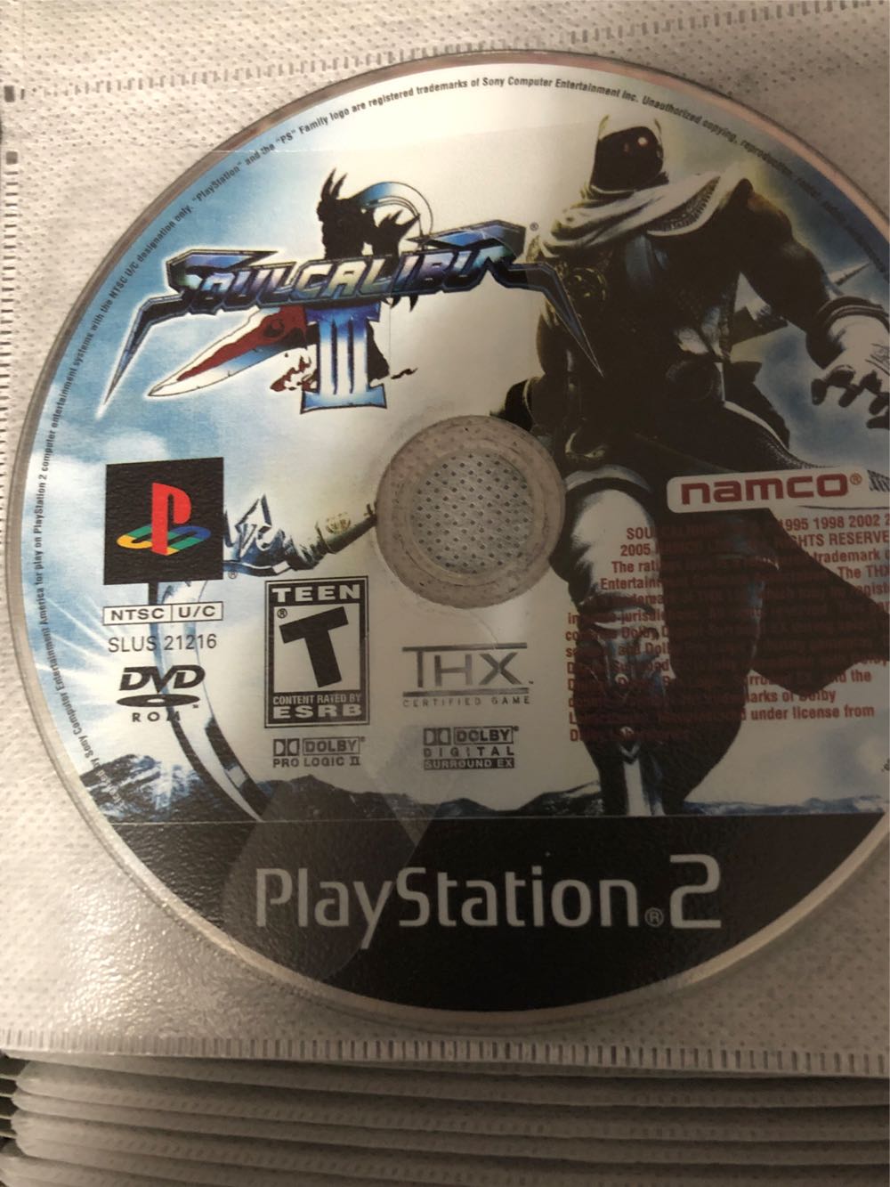 Soul Calibur III - Sony PlayStation 2 (PS2) (Namco - 1-2) video game collectible [Barcode 711719183211] - Main Image 4