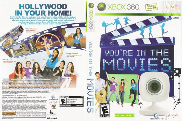 You’re In The Movies - Microsoft Xbox 360 video game collectible - Main Image 2