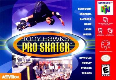 Tony Hawk’s Pro Skater - Nintendo 64 (N64) (Activision - 2) video game collectible - Main Image 1