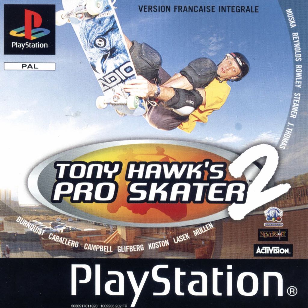 Tony Hawk’s Pro Skater 2 - Sony PlayStation (Activision - 1-2) video game collectible - Main Image 1