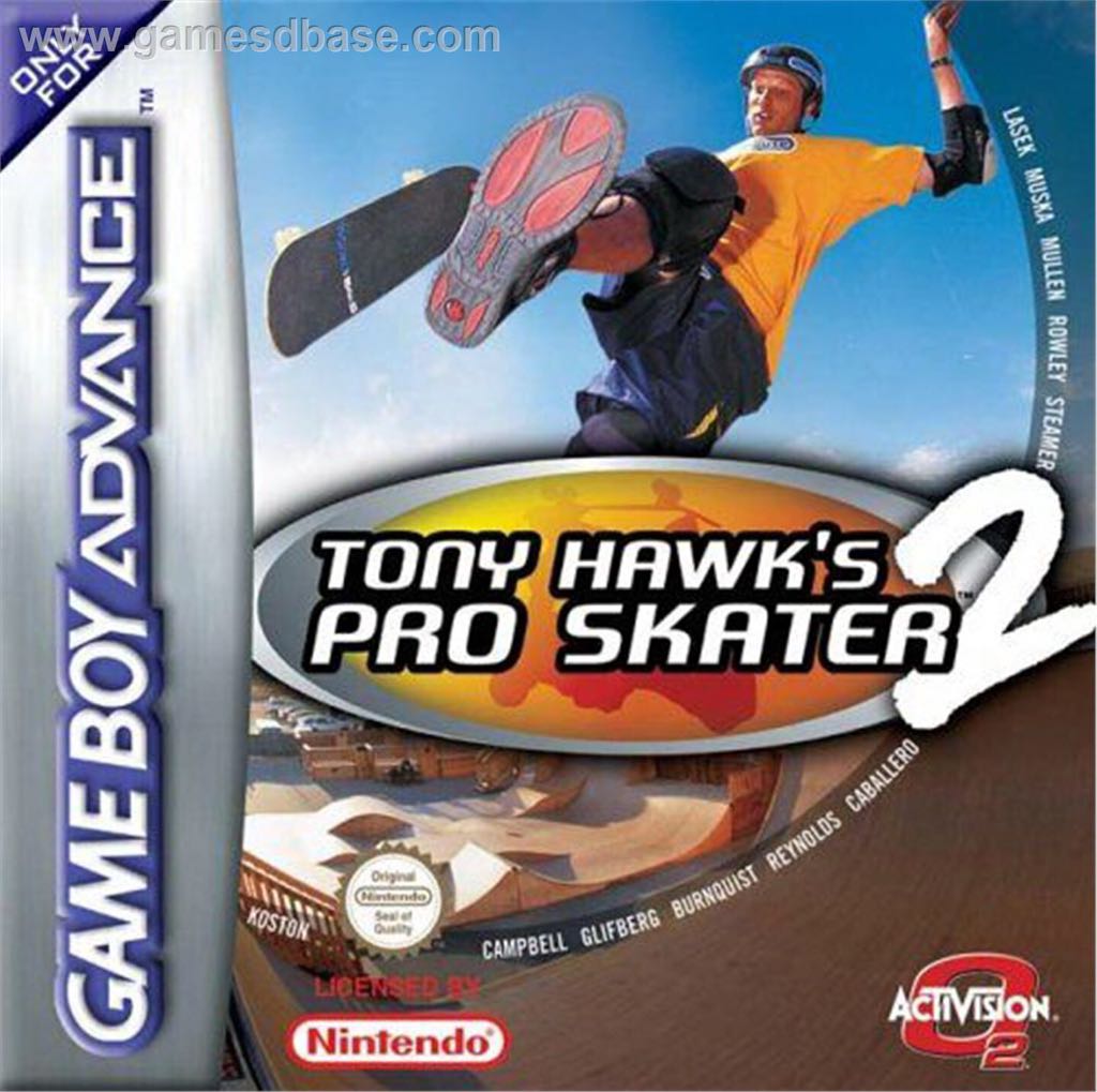Tony Hawk’s Pro Skater 2 - Nintendo Game Boy Advance (GBA) (Activision) video game collectible - Main Image 1